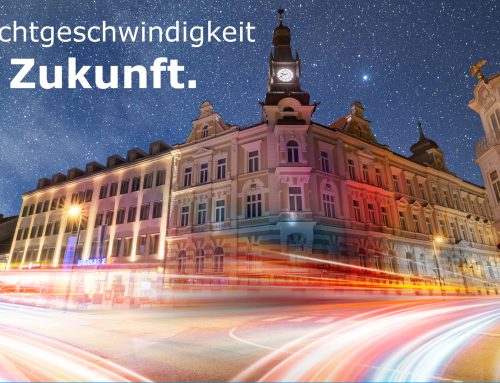 Mit Lichtgeschwindigkeit in die Zukunft!